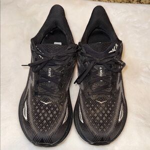 Hoka Women’s Black and Gray Athletic Shoes